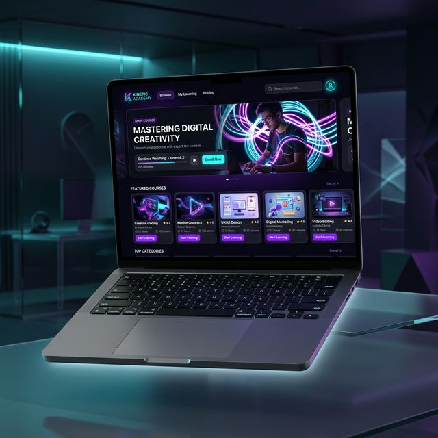 Plataforma de Cursos Netflix Style